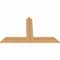 Ekena Millwork Portland Timber Gable Bracket, Western Red Cedar, 48"W x 30"H x 1 1/2"D x 5 1/2"F, 15/12 Pitch GBW048X30X0206POR00SWR - alternate 3